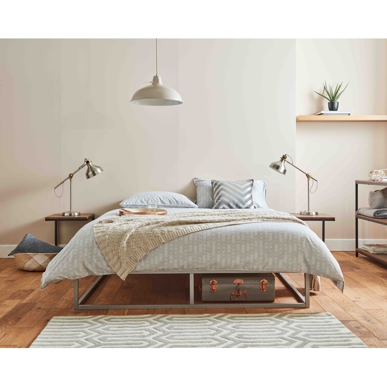 Modern bed on sale frame wayfair